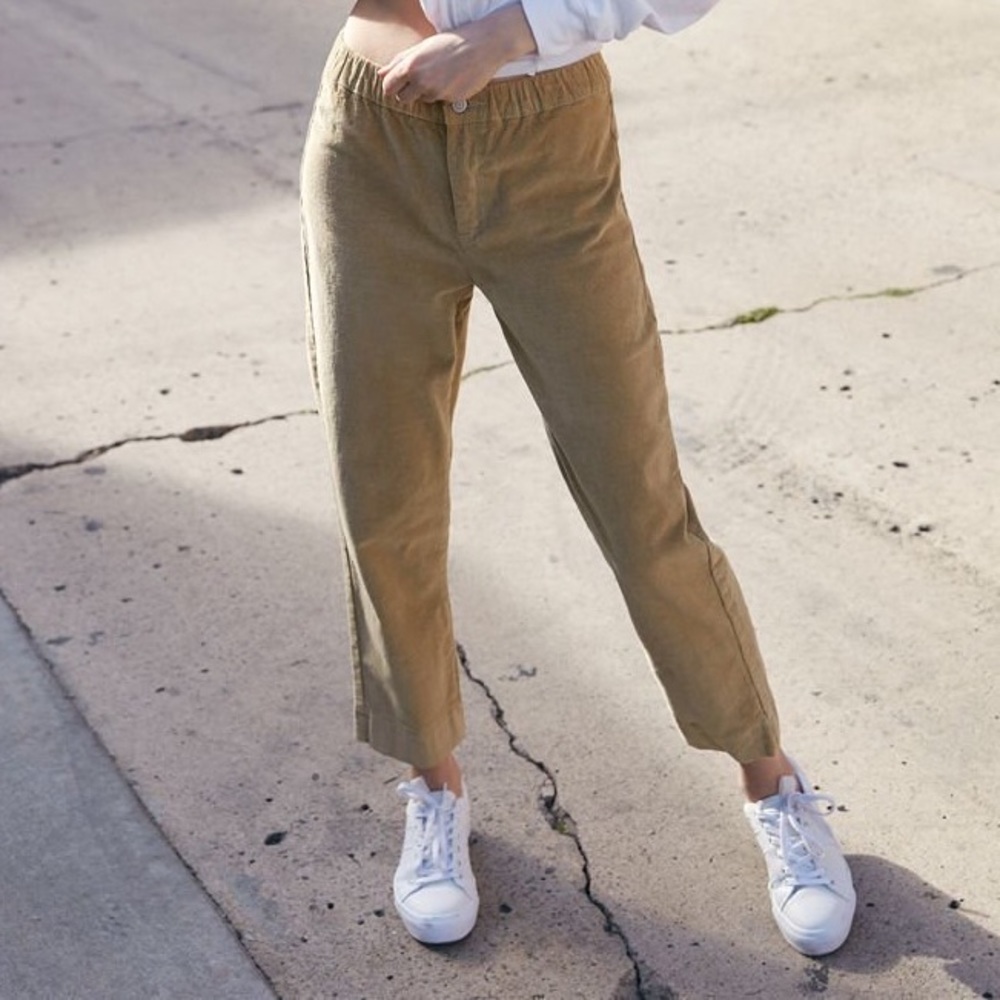 khaki colored - stretchy waist – brandy melville